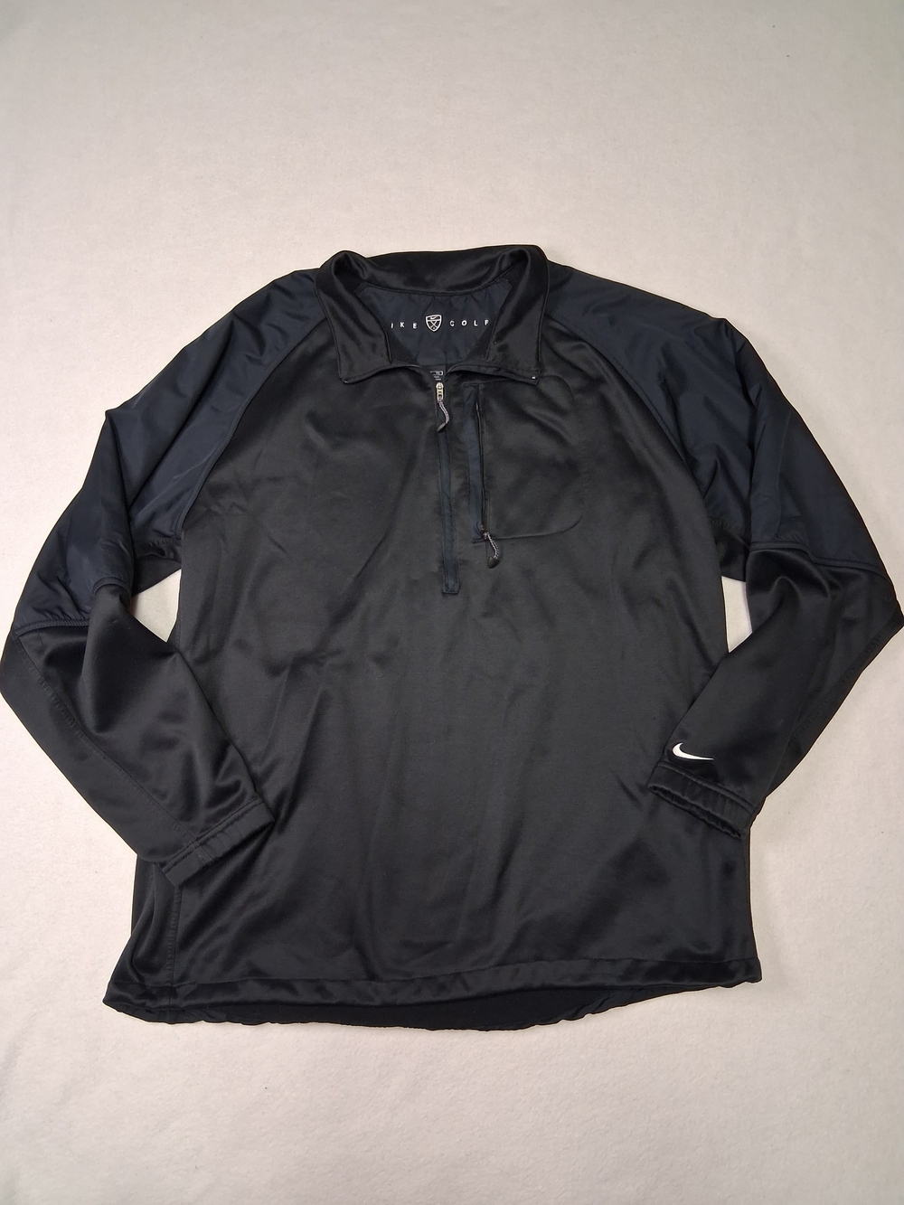 Nike Golf Therma Fit Men’s Black Quarter-Zip Pullover Jacket